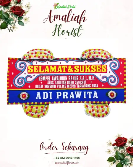 Papan Bunga Ucapan Selamat Langgen